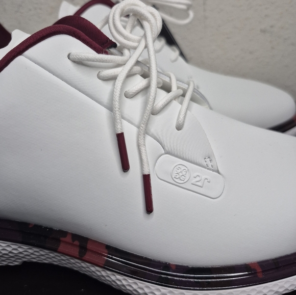 G/Fore G4 Gallivan2r TPU Camo Golf Shoe Sneaker Mens White Maroone GMF000060 - Picture 7 of 14